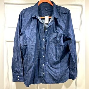NWT! J Crew Button Down Blouse